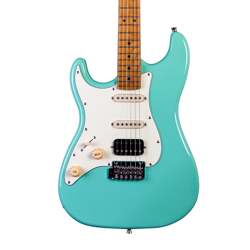 JET JS-400-SFG-LH HSS Left Handed Electric Guitar - Seafoam Green-Seafoam Green image 1
