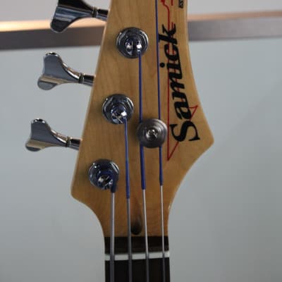 Samick LB-11/BK 4-String Electric Bass Guitar W/Gig Bag image 6