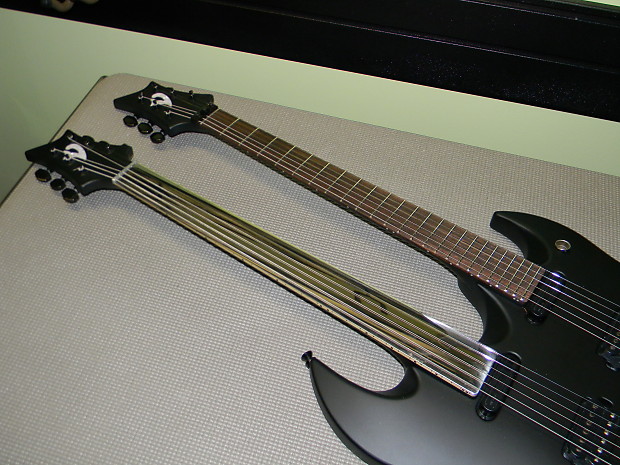 Vigier Bumblefoot Doubleneck Fretted Fretless necks 1 Handsigned by Ron Thal