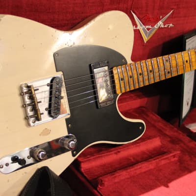 Fender Limited Edition Custom Shop '53 HS Telecaster Heavy Relic Aged White Blonde image 2