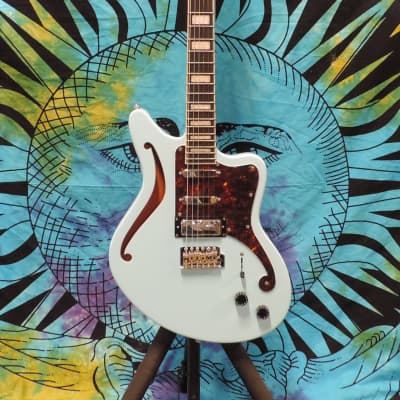 D'Angelico Premier Bedford SH with Tremolo, Sky Blue image 1