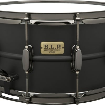 Tama Sound Lab Project Limited Edition Big Black Steel Snare Drum, 8x14 Inch image 2