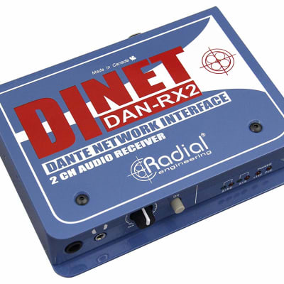 Radial DiNET DAN-RX2 2-channel Dante Network Receiver image 2