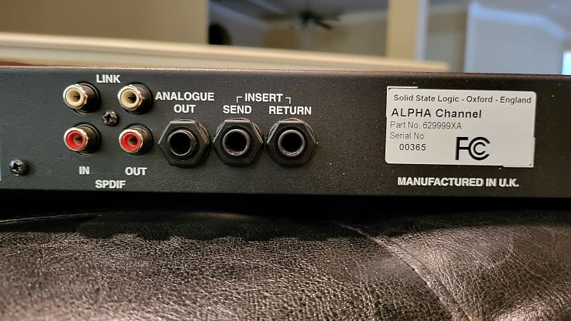 622 Solid State Logic SSL XLogic Alpha Channel チャンネル