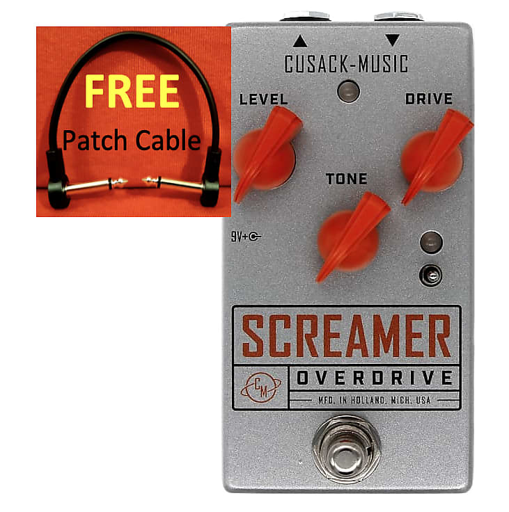 Tube Screamer! Cusack Music Screamer V2 Overdrive! Maximum Tonal  Definition! Twice The Gain Of A Tube Screamer!