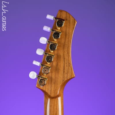 Kauer Electroliner Left-Handed Custom Guitar Sahara Gold Flake image 11