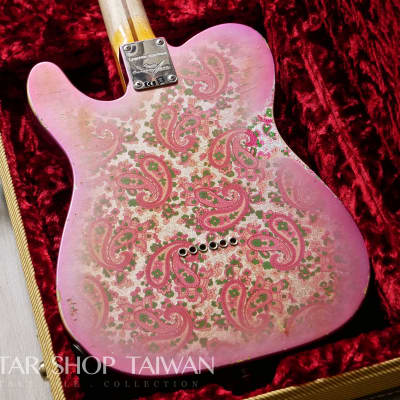 2018 Fender Custom Shop Limited Edition 50's Thinline Telecaster Relic-Pink Paisley. image 17