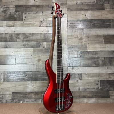 Yamaha BB415 5 String Bass Guitar in Wine Red | Reverb