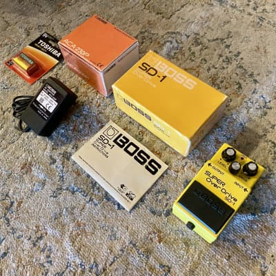 Boss SD-1 Super Overdrive 1981 - 1988 Made In Japan | Reverb