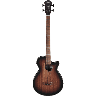 Ibanez AEB10EDVS Spruce / Sapele 4-String Acoustic Bass | Reverb