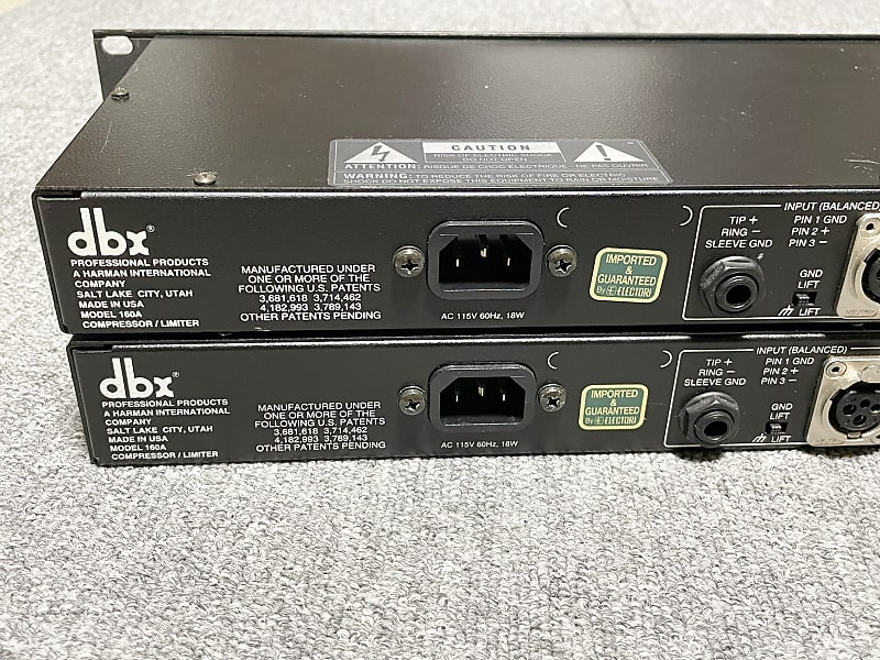DBX 160A USA製コード付き DBX 160A USA製コード付き dbx 160A Mono Compressor / Limiter