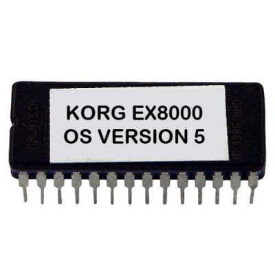 Korg EX-8000 - V. 5 Latest OS Update Upgrade Firmware Eprom  Ex8000 Rom