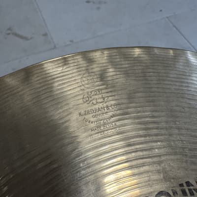 Zildjian K 13β Mastersound hihat BOTTOM only image 3