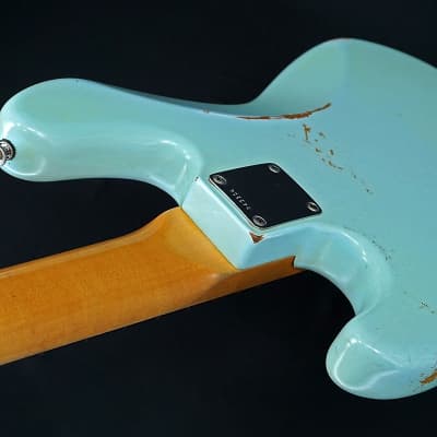 Fender Custom Shop [USED] 1964 Jazz Bass Relic (Sonic Blue) Freedom Pickup Mod. '08 image 9