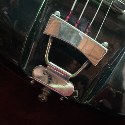 c.1968 Firstman Baron Bass MIJ Vintage Hollow Bass  “Black” image 8