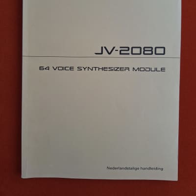 Roland JV-2080 Handleiding (Manual)