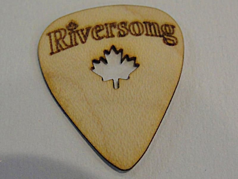 Riversong WOODEN GUITAR PICKS .60 MM MAPLE WOOD MADE IN Reverb