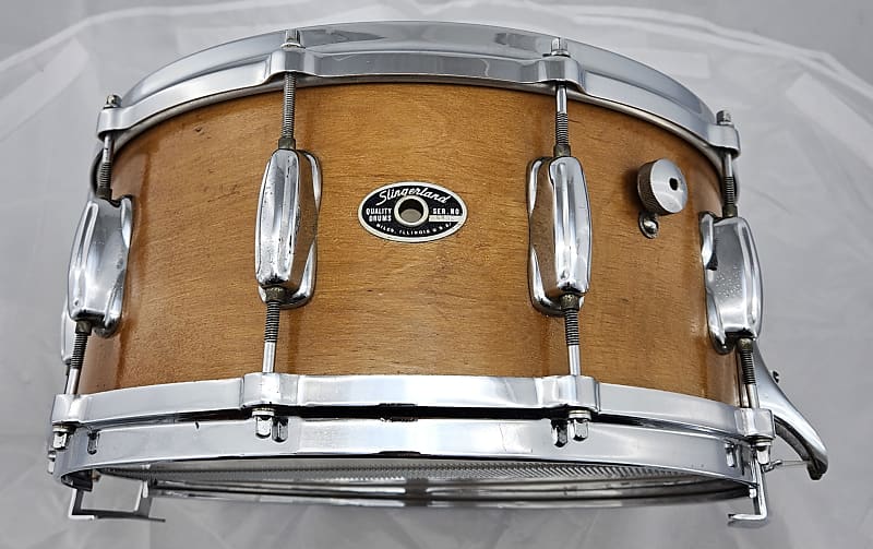 Slingerland 6x14 Deluxe Concert King Snare Natural Maple Reverb
