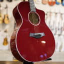 Taylor 214ce-Red DLX Grand Auditorium Acoustic/Electric w/Deluxe Hardshell Case