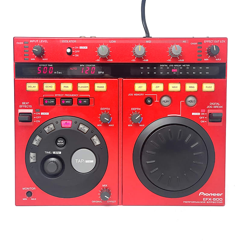 Rare Red Edition] Pioneer EFX-500 Effects box DJ Effector | Reverb