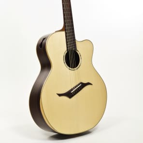 Stoll IQ - Acoustic Guitar with multiscale fretboard, bevel and side sound port image 8