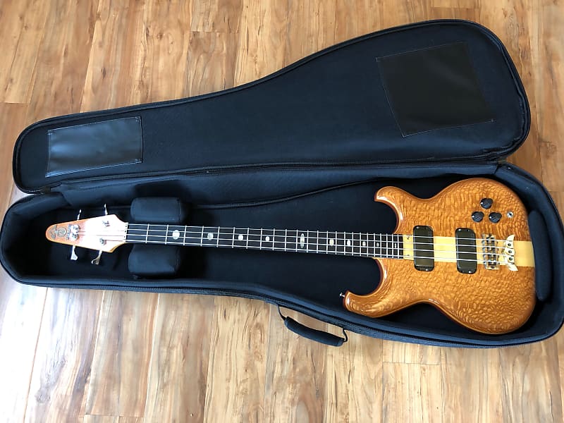 Alembic Persuader 4 string Bass Guitar - 9 lbs - 1990 Lacewood