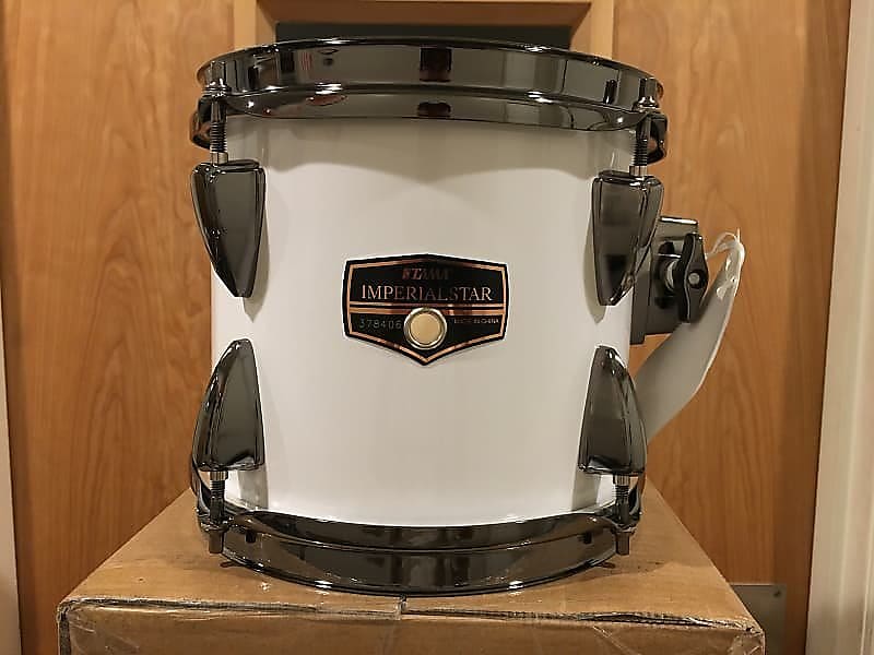 Tama Imperialstar 7x8 Rack Tom in Sugar White w/Black Nickel