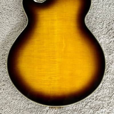 D'Angelico Excel SS Semi-Hollow Body Guitar, Vintage Sunburst, DAESSVSBGTPO image 2