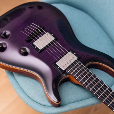 Carvin CT6 Purple Flame Maple + case Carvin for sale