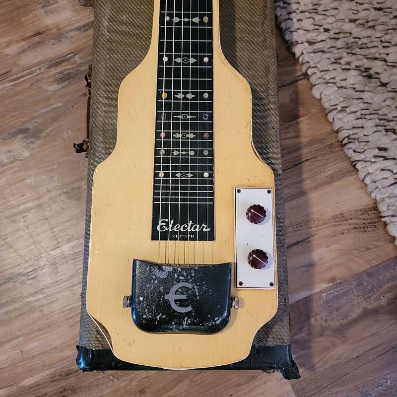 エピフォン EZ ベンダー ストリングベンダー Epiphone Electar Zephyr Lap Steel Guitar Vintage 1951 Blonde