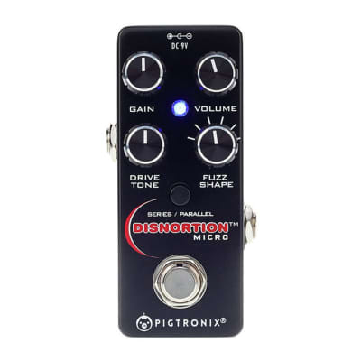 Pigtronix Disnortion Micro Analog Fuzz & Overdrive Pedal image 1