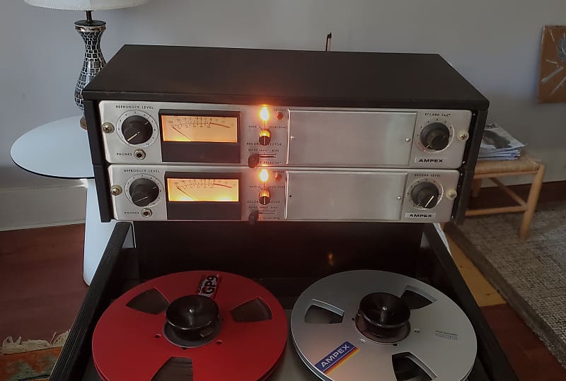 Vintage Ampex 440b 2 Track Recorder / 4 Heads / Remote | Reverb