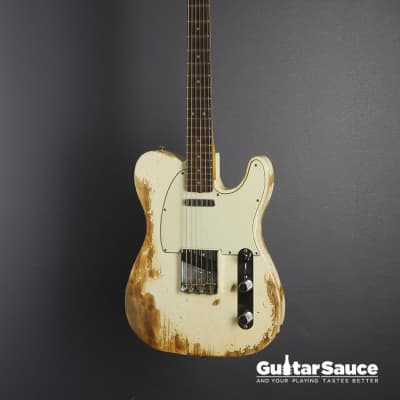 Fender Custom Shop LTD Telecaster ’63 White Super Heavy Relic Used 2019 (Cod.1381UG) image 4