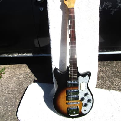 Lafayette Guitar, 1960's, Japan, Sunburst Finish, Selling 