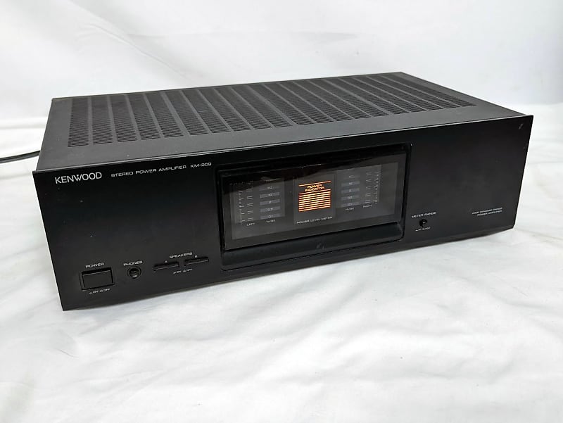 Kenwood KM209 Stereo Power Amplifier 150W Per Channel Reverb