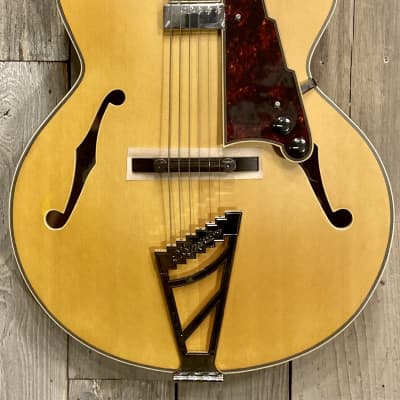 D'Angelico Premier EXL-1 Hollow Body Archtop 2022 - Satin Honey Blonde, Support Small Shops and Buy Here! image 3