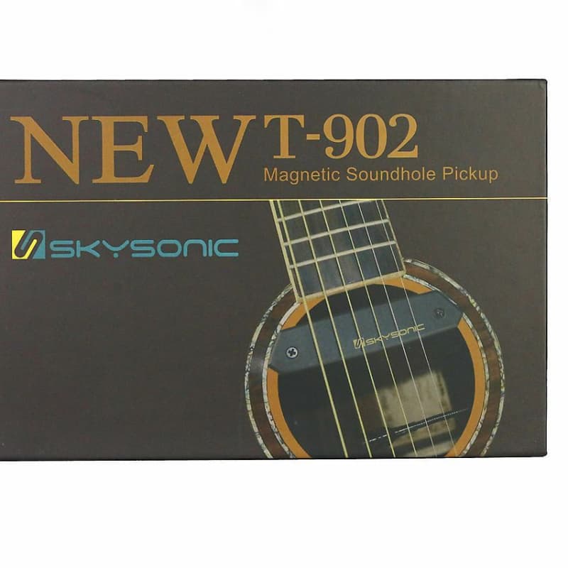 Skysonic Acoustic Guitar Soundhole Pickup T-902 with Microphone 