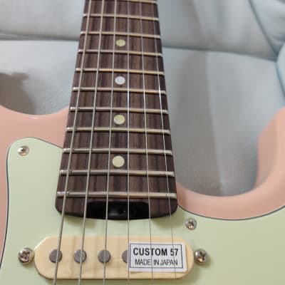 Shijie guitar STN SSS 2021 Shell Pink image 12