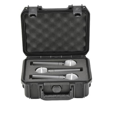 SKB 3i-0907-MC3 iSeries Injection Molded (3) Microphone Case with Storage Compartment image 2