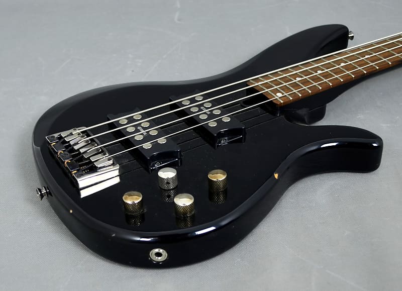 Yamaha RBX 374 Black Bass Guitar - Black | Reverb