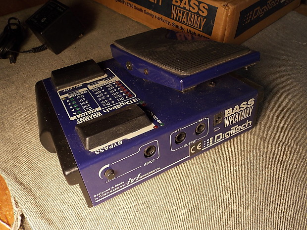 Digitech Bass Whammy Pedal Original 1990's Version With Box And Power Supply