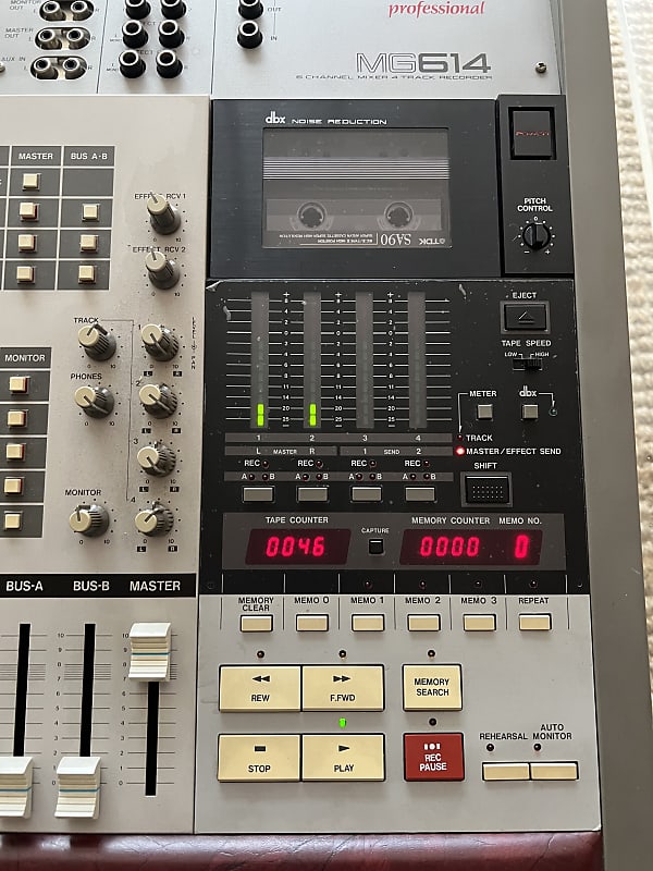 Akai MG614 Professional 6-Channel Mixer 4 Track Recorder | Reverb