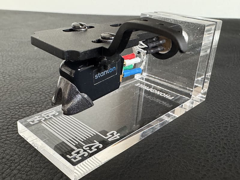 Stanton 680.V3 MM Phono Cartridge &amp; Jelco HS-50 Headshell  			