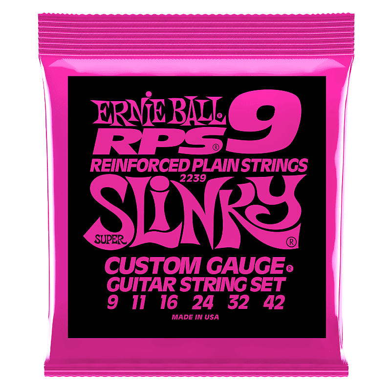 Ernie Ball RPS Super Slinky Electric Guitar Strings, Made in USA, P02239 image 1