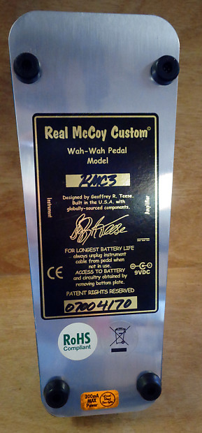 REAL MCCOY CUSTOM RMC3 ワウ 限定 Real McCoy Custom RMC3 Wah Pedal - What To Know & Where To