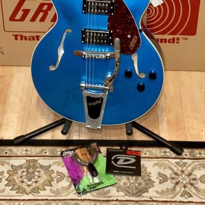 Gretsch Guitars G2420T Streamliner Hollow Body with Bigsby Electric Guitar Riviera Blue, Support Small Business ! image 19
