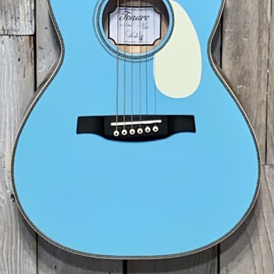 Paul Reed Smith P-20E  Powder Blue Limited Edition Parlor Acoustic/Electric with Gig Bag & Extras ! image 1