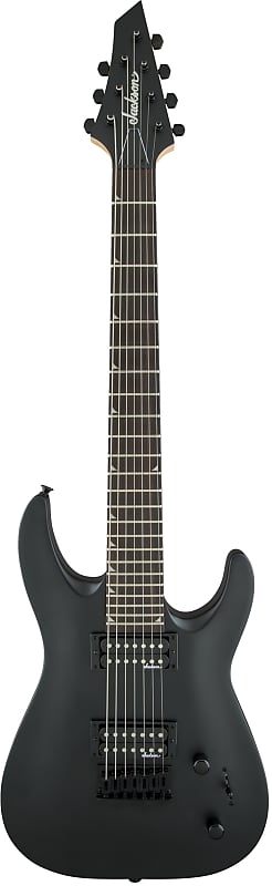 Jackson JS Series Dinky Arch Top JS22-7 DKA HT 7-String Right-Handed Electric Guitar with Amaranth Fingerboard (Satin Black) image 1