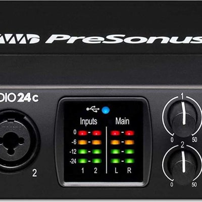 Presonus STUDIO 24C USB C audio MIDI interface  2 in 2-out, 24-bit 192kHz image 4