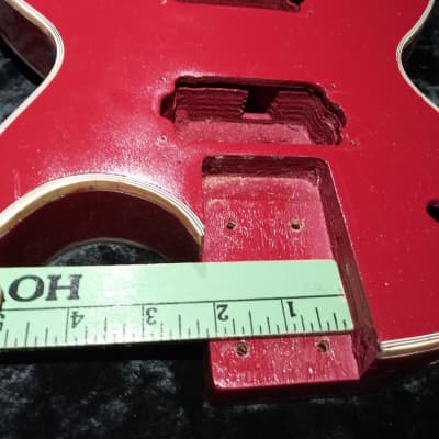 Bentley Red  Les Paul Bolt on Body 70s Japan Project Needs Work image 11